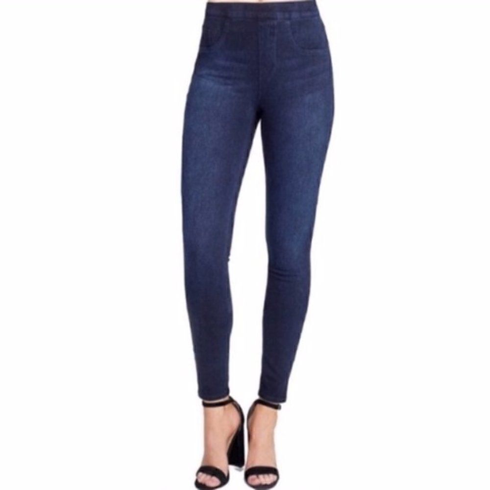 SPANX Jean-ish Jeggings Leggings Sz S